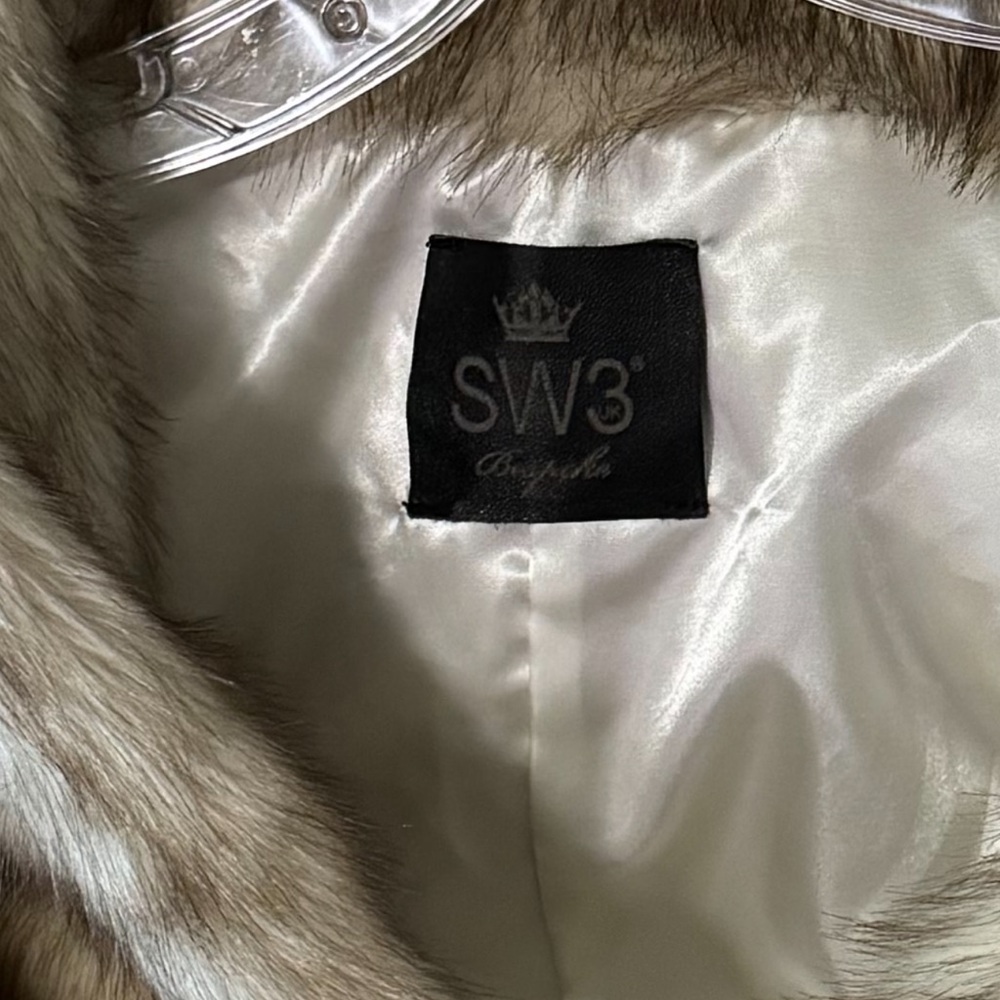 SW3 Bespoke Cream Teddy Jacket Luxurious Plush Texture